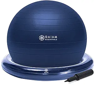 Gaiam Balance Ball & Base Kit